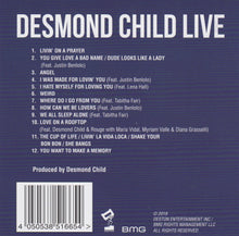 Load image into Gallery viewer, DESMOND CHILD LIVE Autographed CD