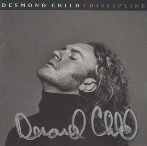 DESMOND CHILD "DISCIPLINE" Autographed CD
